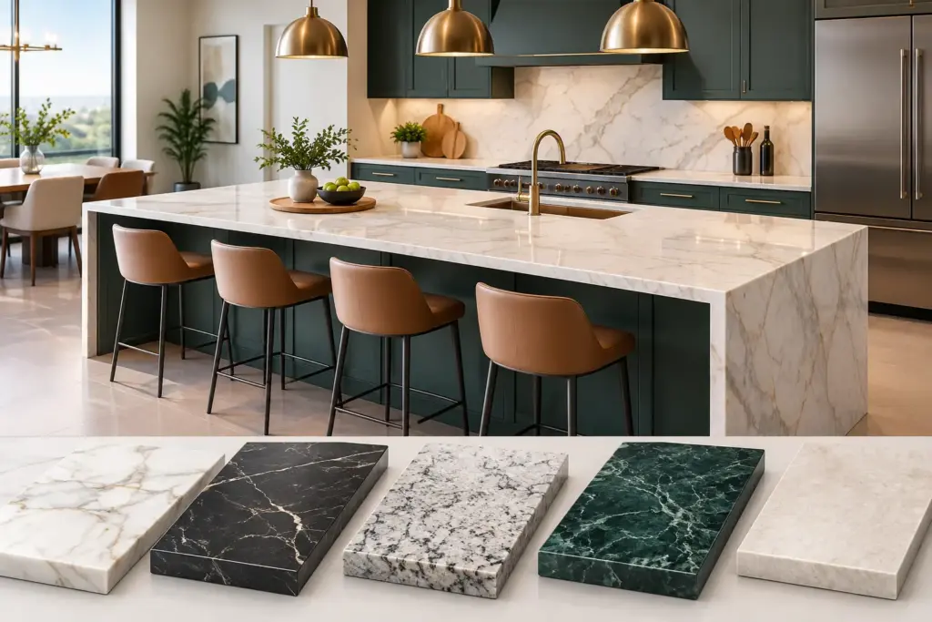 Best Stone for Kitchen Islands in Premium Homes